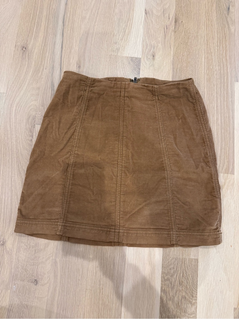 Free People Brown Corduroy Mini Skirt